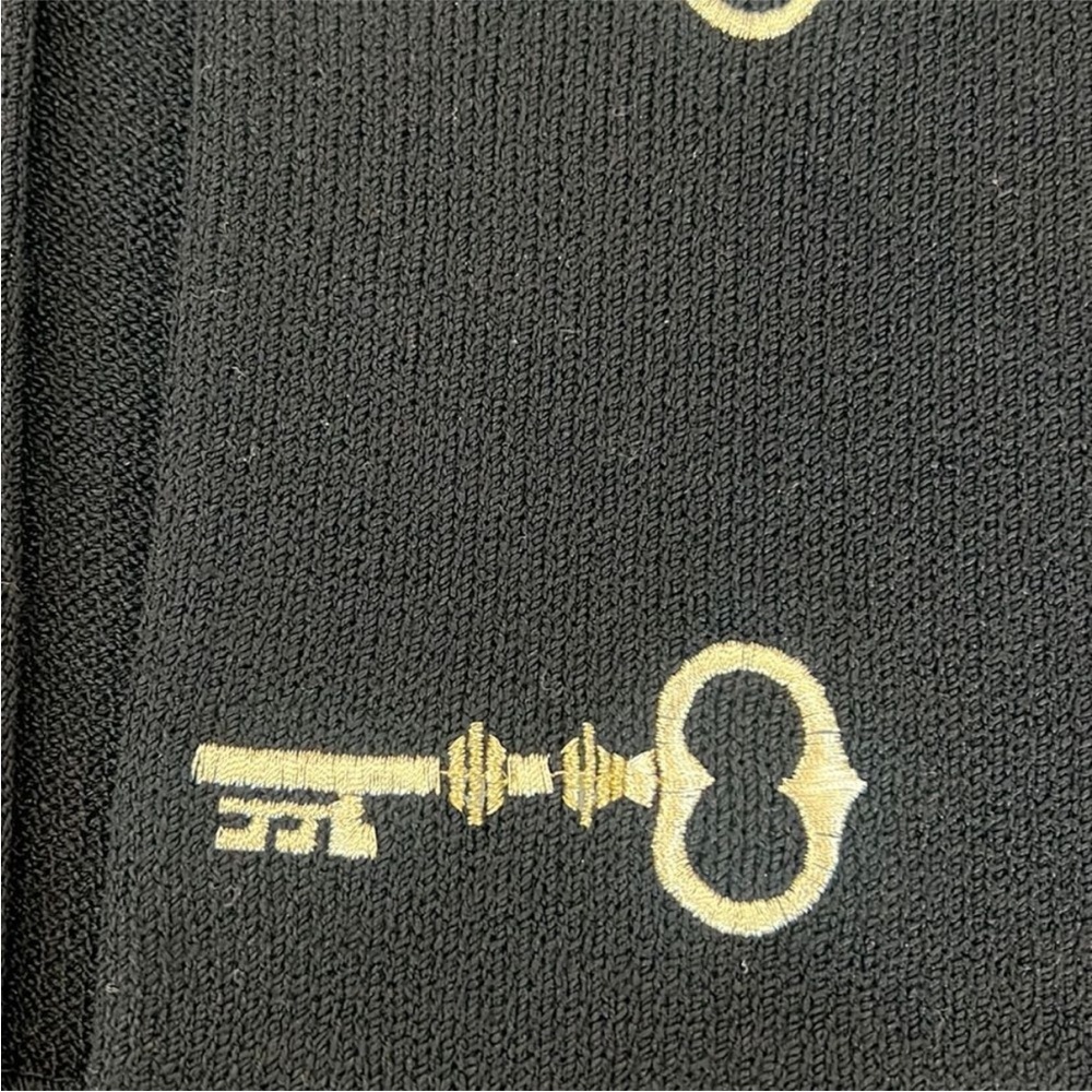 St. John Ladies Black Blazer with Heart and Key Accents - Picture 2 of 7